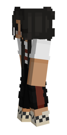 Black skin: body, left side render