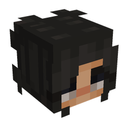 Black skin: head render