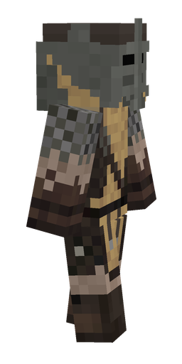 Brown skin: body, right side render