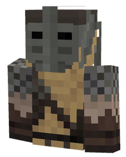 Brown skin: bust render