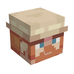 Brown skin: head render