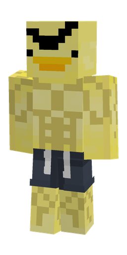 Blue skin: body, front render