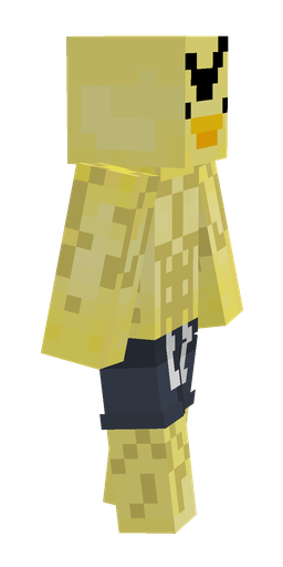 Blue skin: body, right side render