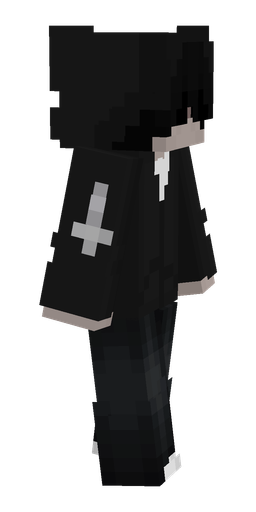 Black skin: body, right side render