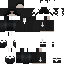 Black skin: raw texture render
