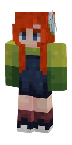 Blue skin: body, front render