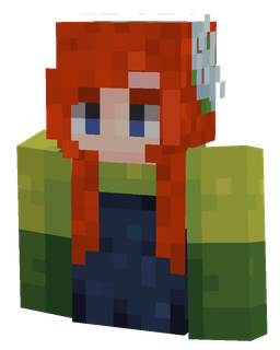 Blue skin: bust render