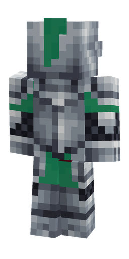 Black skin: body, back render