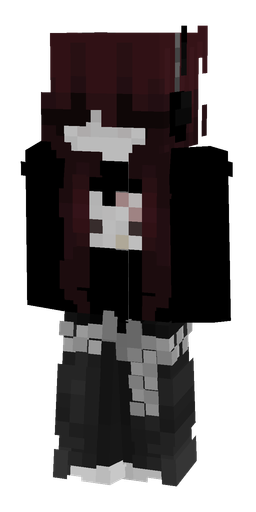 Black skin: body, front render