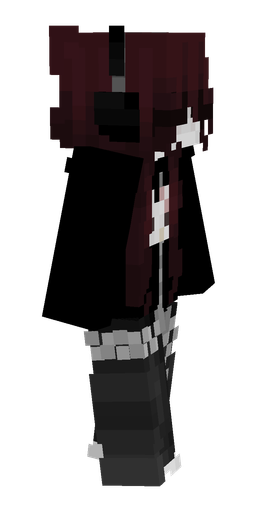 Black skin: body, right side render