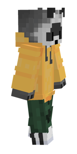 Black skin: body, right side render