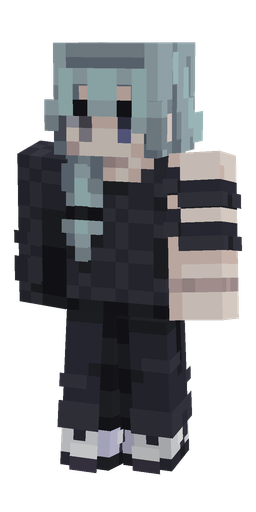 Black skin: body, front render