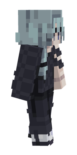 Black skin: body, right side render