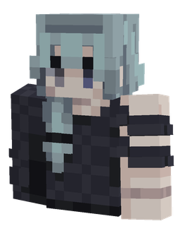 Black skin: bust render