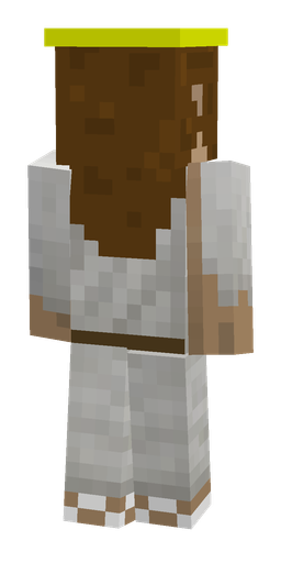 Brown skin: body, back render