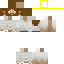 Brown skin: raw texture render