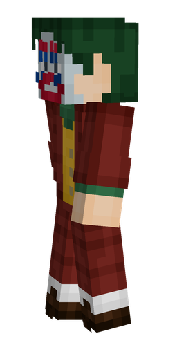 Green skin: body, left side render