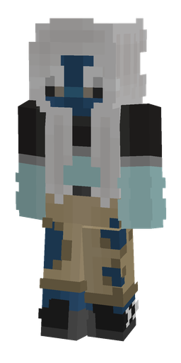 Black skin: body, front render