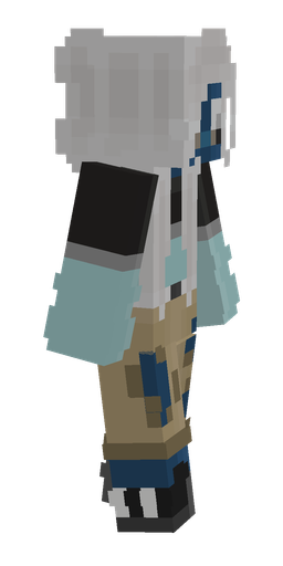 Black skin: body, right side render