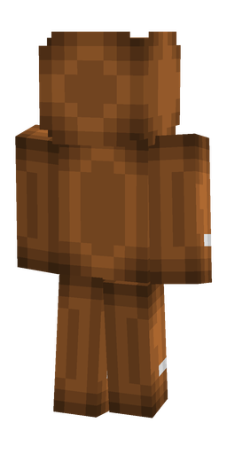 Brown skin: body, back render