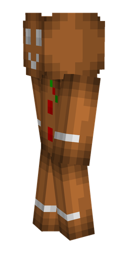 Brown skin: body, left side render