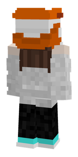 Black skin: body, back render