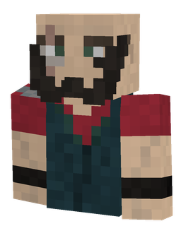 Blue skin: bust render