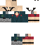 Blue skin: raw texture render