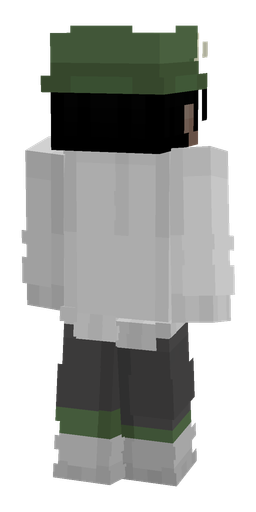 Black skin: body, back render