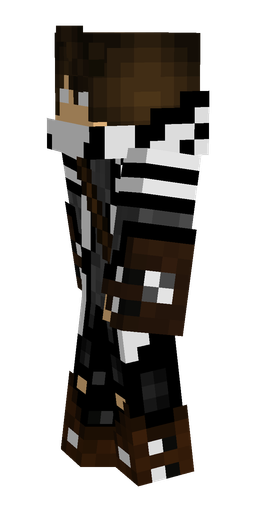 Black skin: body, left side render