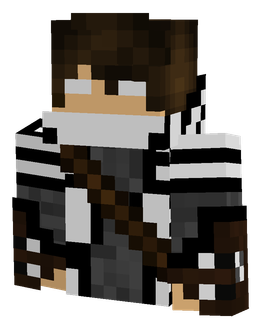 Black skin: bust render