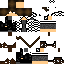 Black skin: raw texture render