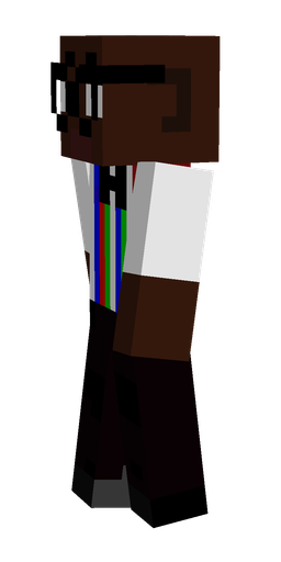 Black skin: body, left side render