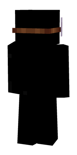 Black skin: body, back render