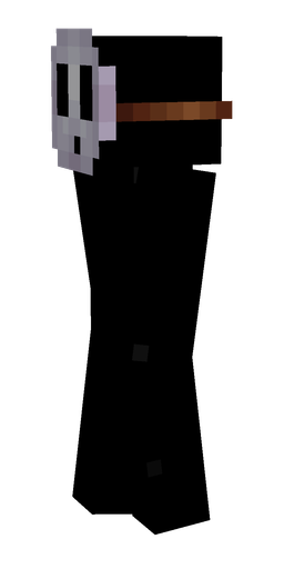 Black skin: body, left side render