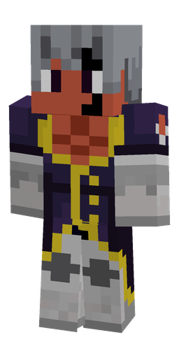 Black skin: body, front render