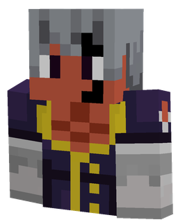 Black skin: bust render