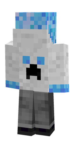 Black skin: body, back render