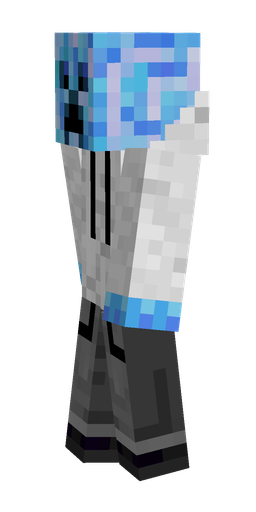 Black skin: body, left side render