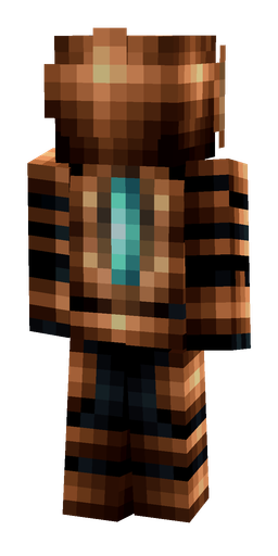 Black skin: body, back render