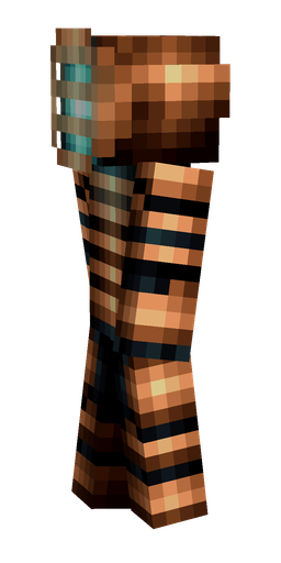 Black skin: body, left side render