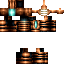 Black skin: raw texture render