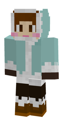 Blue skin: body, front render