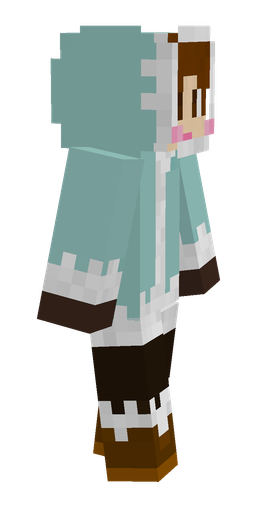 Blue skin: body, right side render