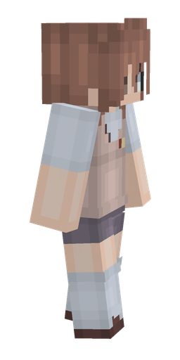 Blue skin: body, right side render