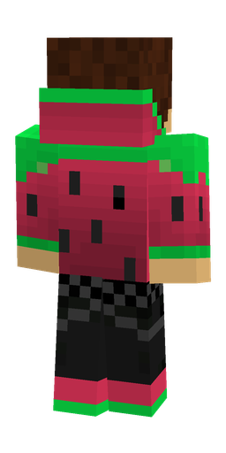 Black skin: body, back render