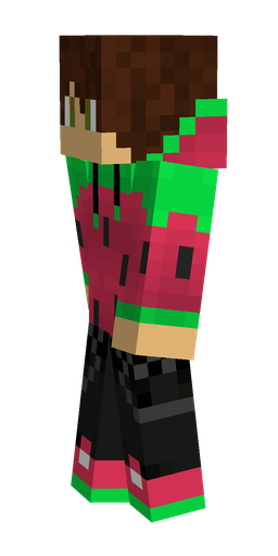 Black skin: body, left side render