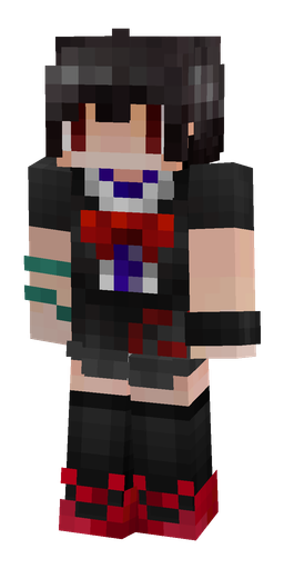 Black skin: body, front render