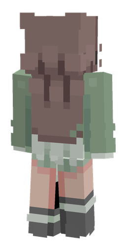 Gray skin: body, back render