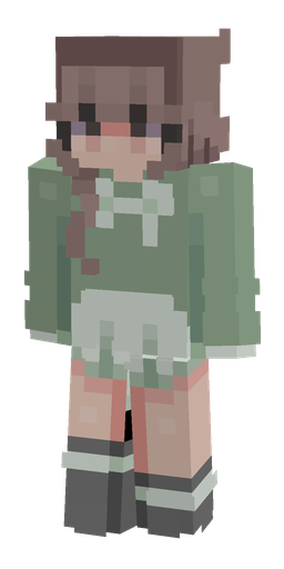 Gray skin: body, front render